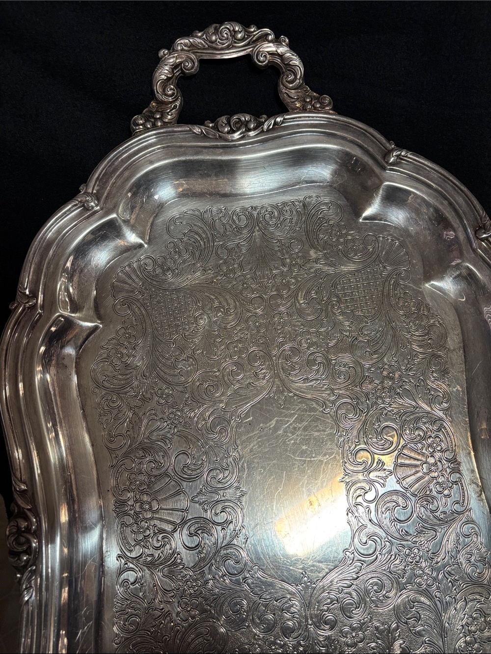 Melon Sheffield Design Reproduction Community Silver Plate Beautiful Piece!!